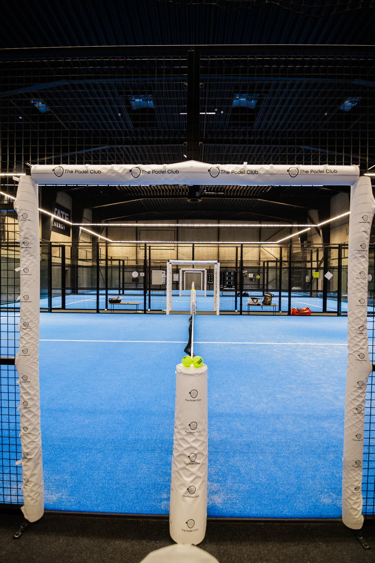 Padelbane i The Padel Club Espergærde